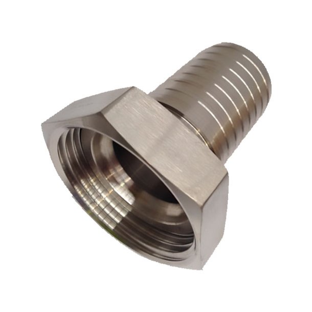 Hygienic Crimp Tail - BSM (RJT) Female With Nut