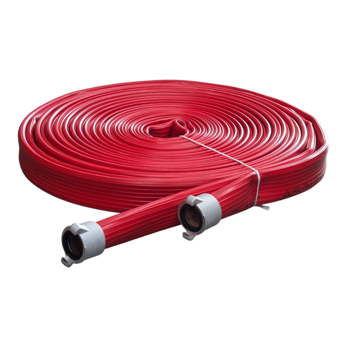 38mm Rapier Fire Hose – 30mtr Assembly with Wajax Couplings