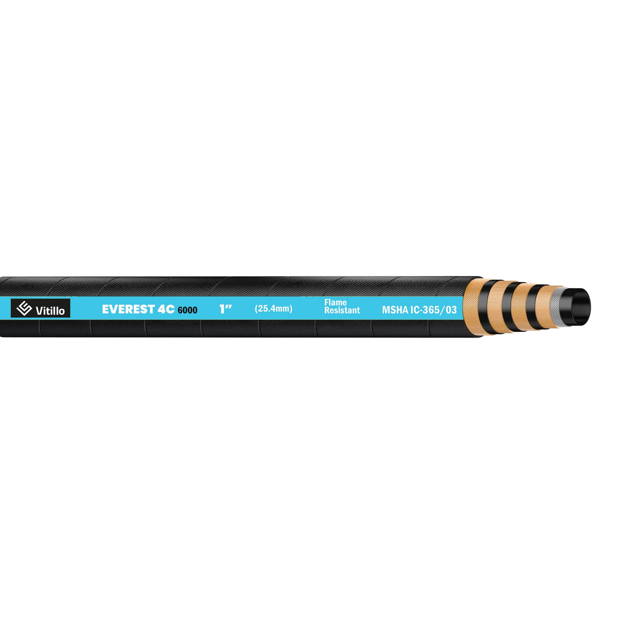 Vitillo Everest 4C 6000 High-Flex Spiral Hose 6000PSI