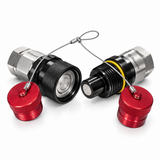 1/2" VEP-P Screw Together Flat Face Hydraulic Coupling Set – Breaker Couplings